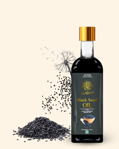 Lusha Cold-Pressed Black Seed Oil - The Universal Healer for Timeless Wellness.