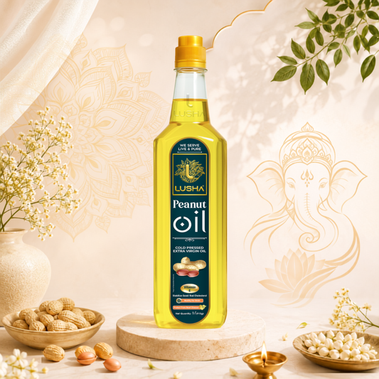 Lusha Cold-Pressed Peanut Oil – Pure, Nutritious, and Traditionally Extracted