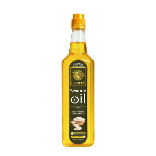 Lusha Cold-Pressed Sesame Oil – Nutritious, Aromatic, and Healthy Cooking Oil