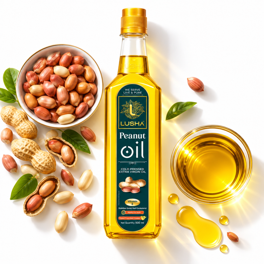 Lusha Cold-Pressed Peanut Oil – Pure, Nutritious, and Traditionally Extracted