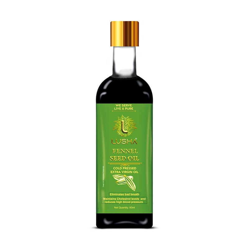 Lusha Cold-Pressed Fennel Seed Oil: Ease Constipation. Enhance Digestion. Naturally.