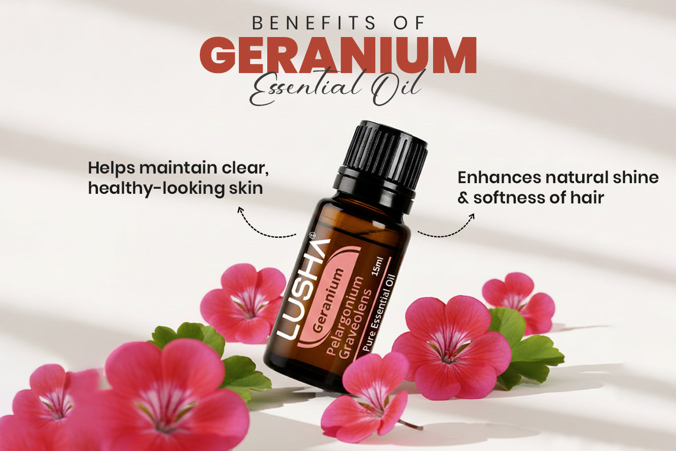 Geranium Essential Oil benefits image