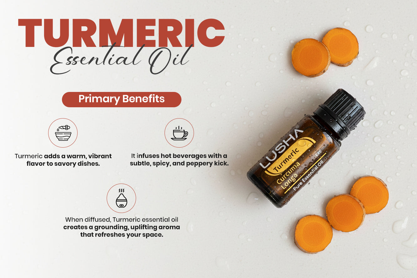 Turmeric Essential Oil benefits image