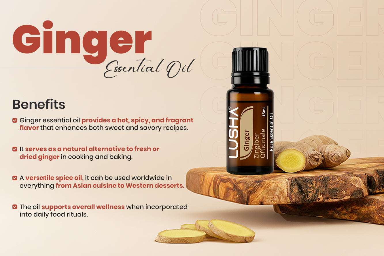 Ginger Essential Oil benefits image
