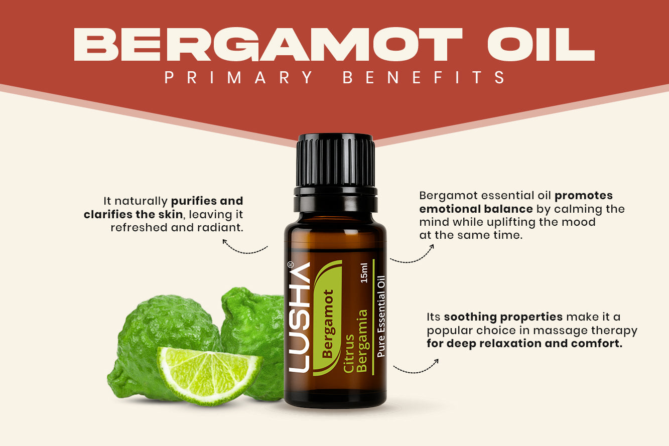 Bergamot Essential Oil benefits image