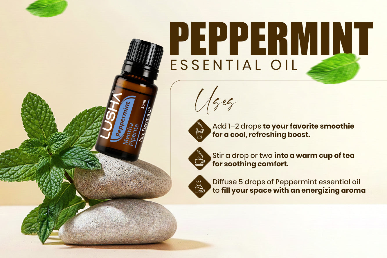 Peppermint Essential Oil uses image