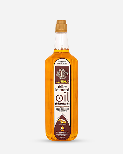 <b><strong>Lusha Cold-Pressed Mustard Oil – Pure, Authentic, and Heart-Healthy Cooking Oil</b></strong>