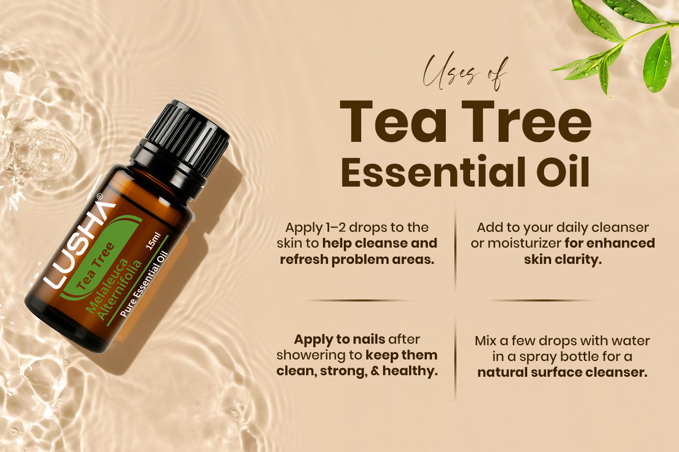 Tea Tree Essential Oil uses image
