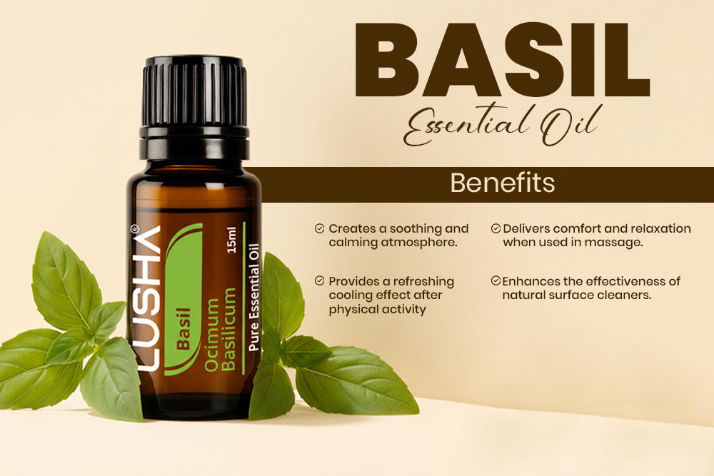 Basil Essential Oil benefits image