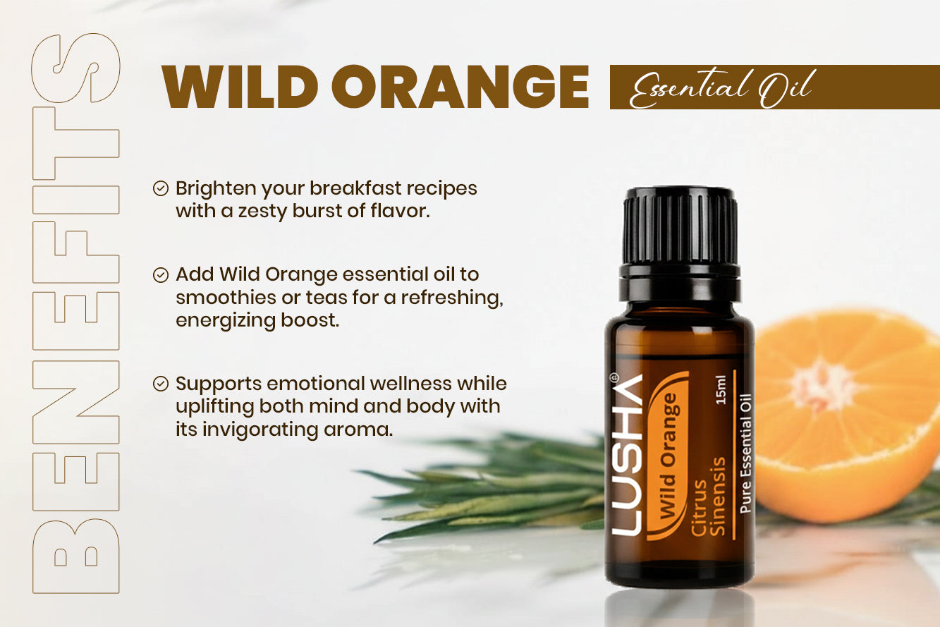 Wild Orange Essential Oil benefits image