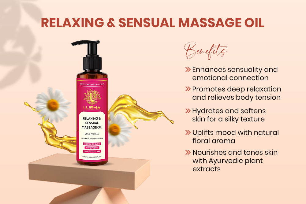 Relaxing & Sensual Massage Oil benefits image