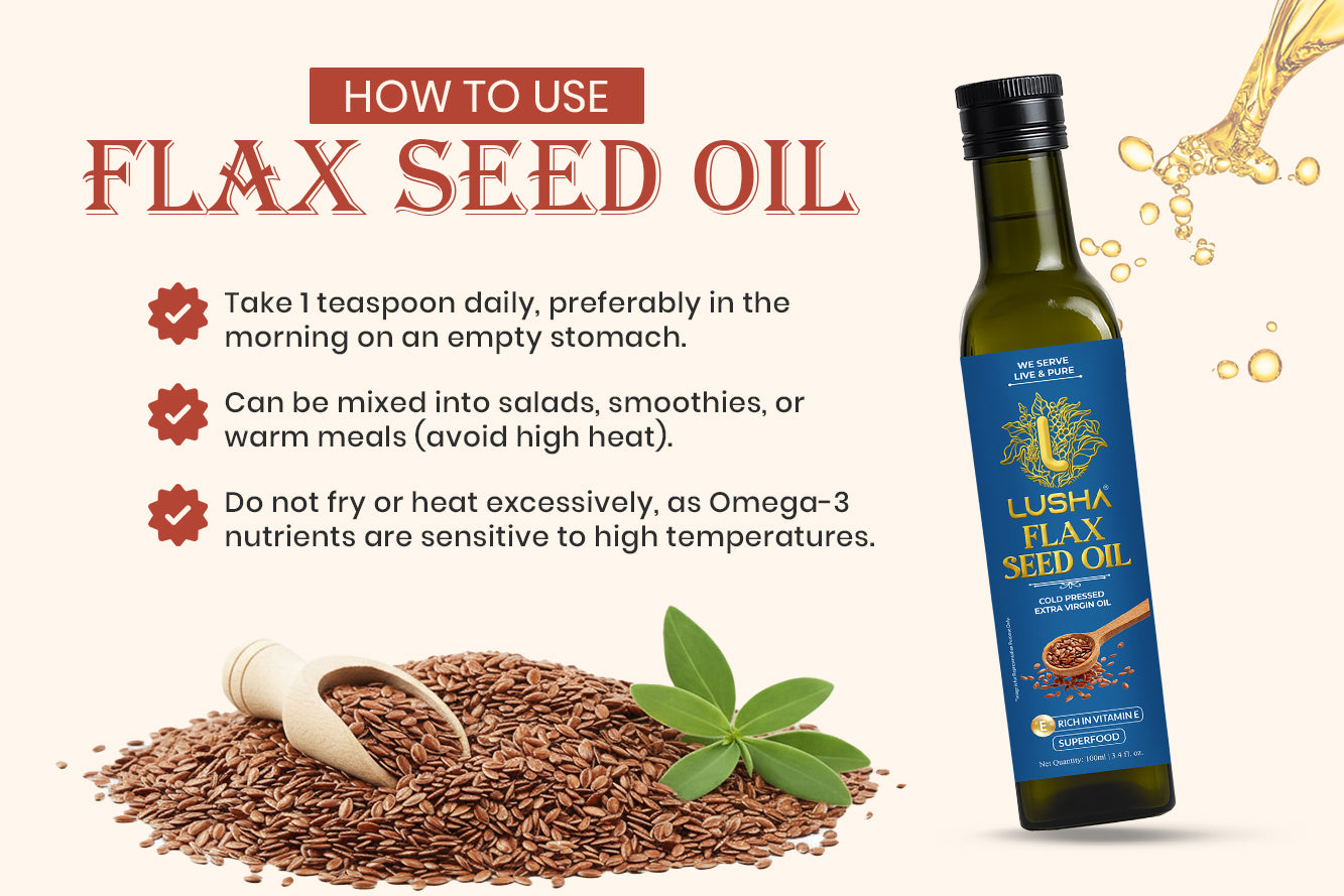 Flaxseed Oil  (Superfood) uses image