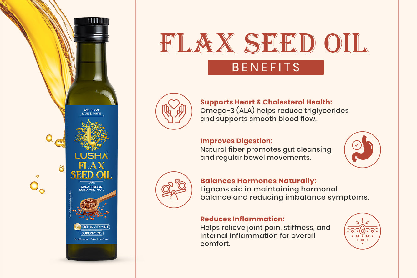 Flaxseed Oil  (Superfood) benefits image