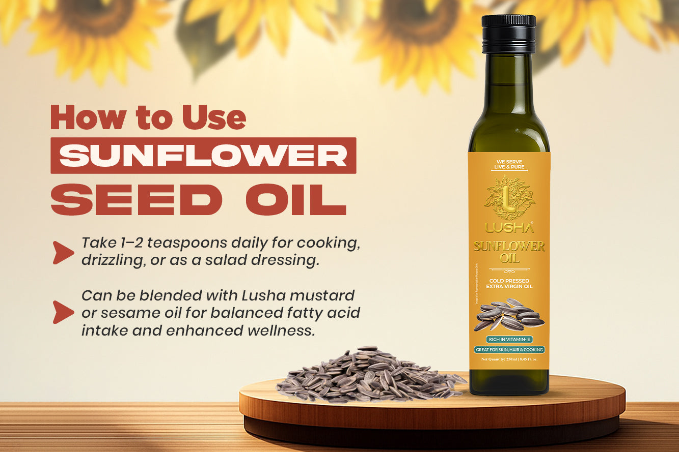 Sunflower Seed Oil  (Heart & Wellness) uses image