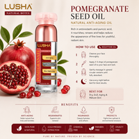 POMEGRANATE SEED OIL — Natural Botox Effect · Lift & Cell Renewal Oil (supports elasticity, firmness & youthful skin renewal)