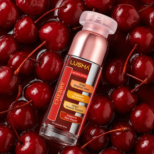 CHERRY SEED OIL —  Radiance & Brightening Oil (enhances natural glow, smooths skin texture)