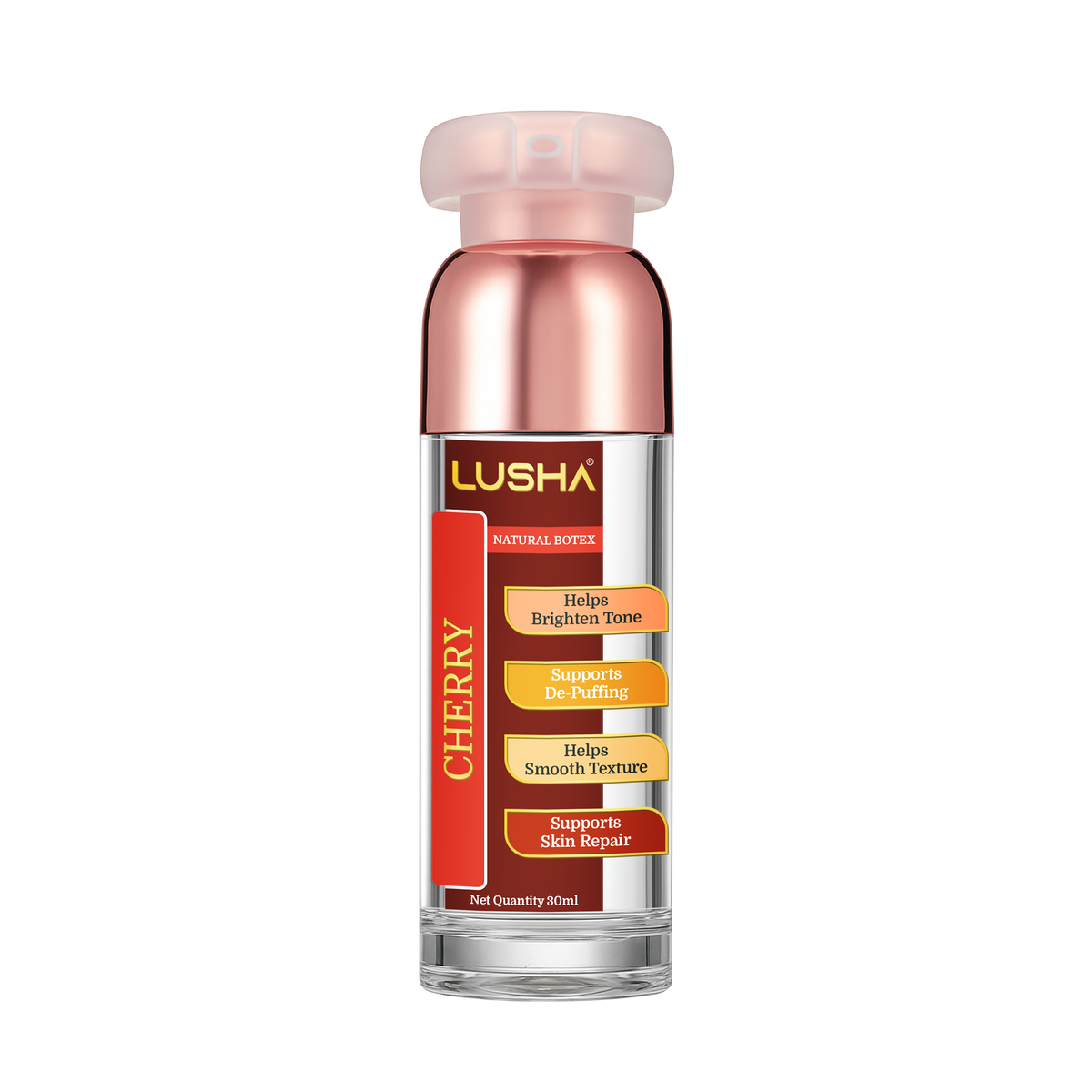 CHERRY SEED OIL —  Radiance & Brightening Oil (enhances natural glow, smooths skin texture)