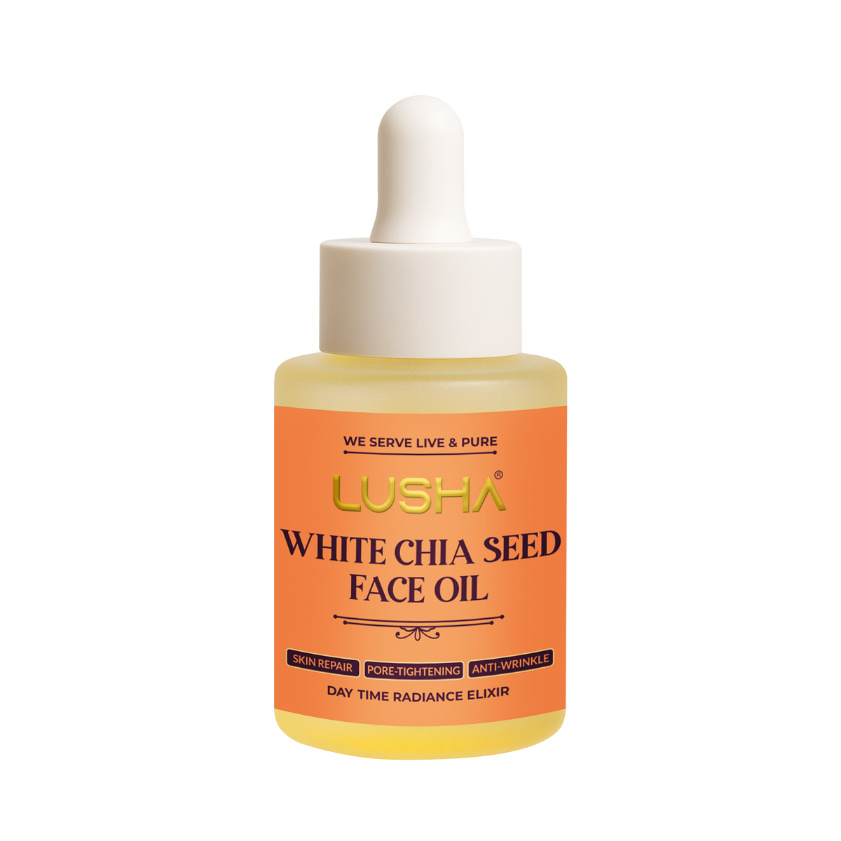 White Chia Seed face Oil: Daily Nourishing oil(supports omega-3 nourishment, calms skin, ideal for daily use)