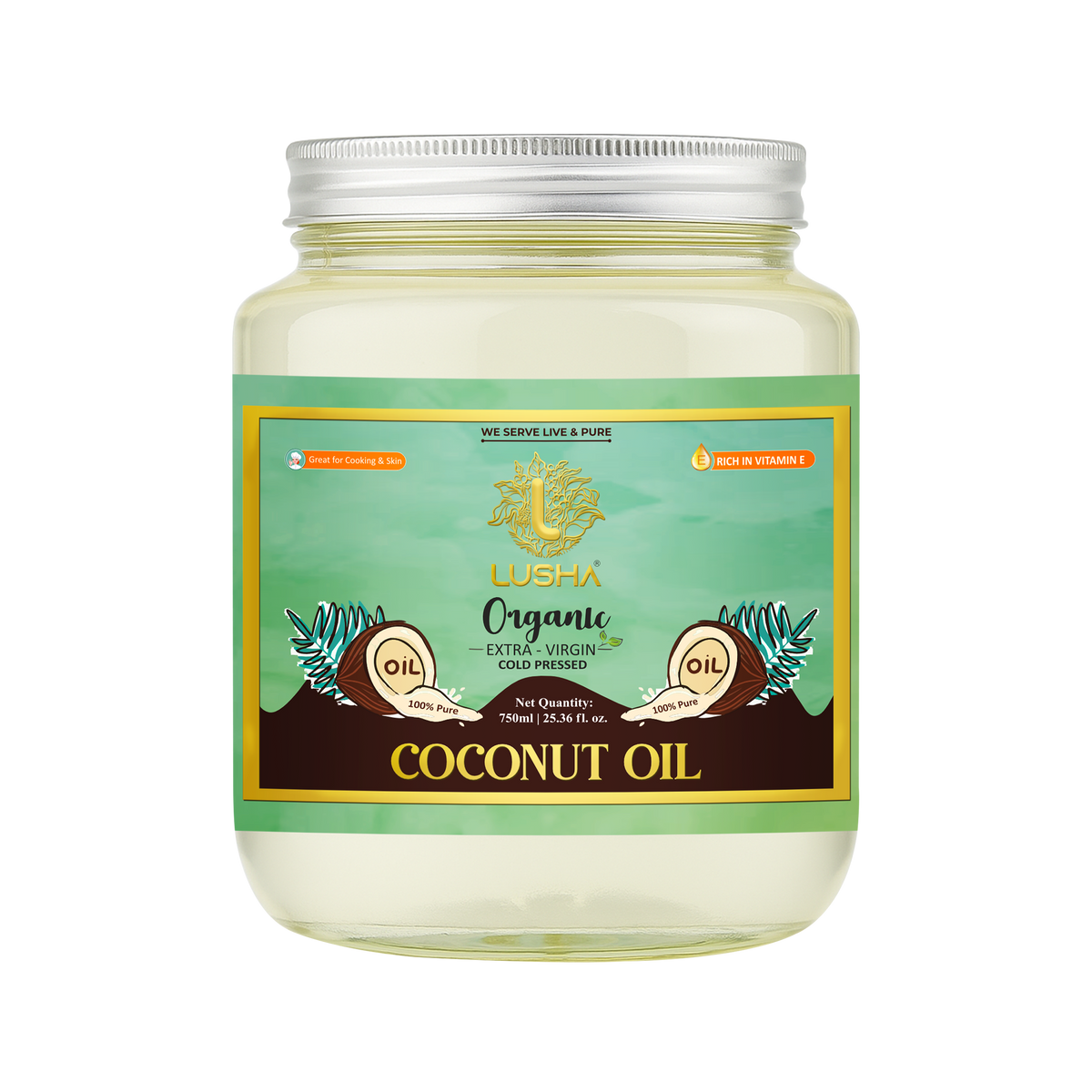 Extra-Virgin Cold-Pressed Coconut Oil