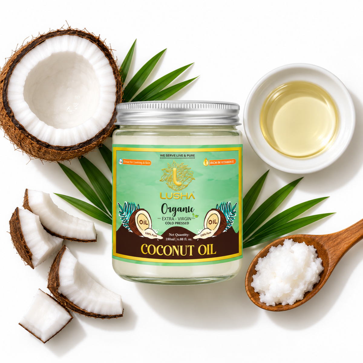 Extra-Virgin Cold-Pressed Coconut Oil