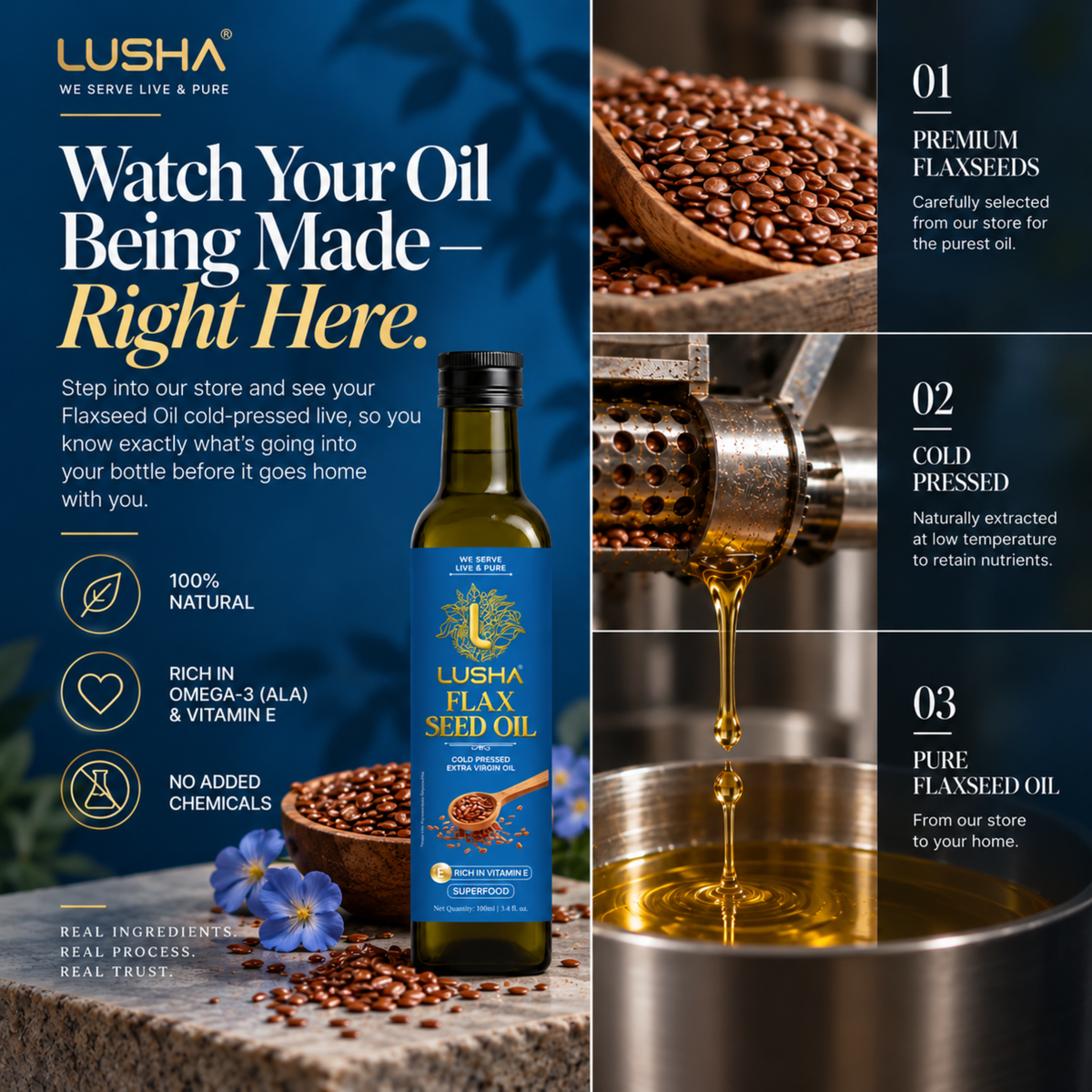 Flaxseed Oil  (Superfood)