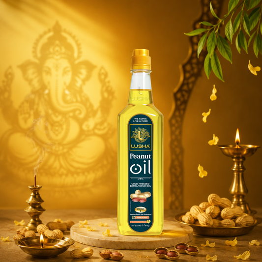 Lusha Cold-Pressed Peanut Oil – Pure, Nutritious, and Traditionally Extracted