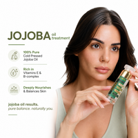 Jojoba Oil - Skin Balance & Sebum Control Oil                                                                                                         (ideal for oily, acne-prone & combination skin)