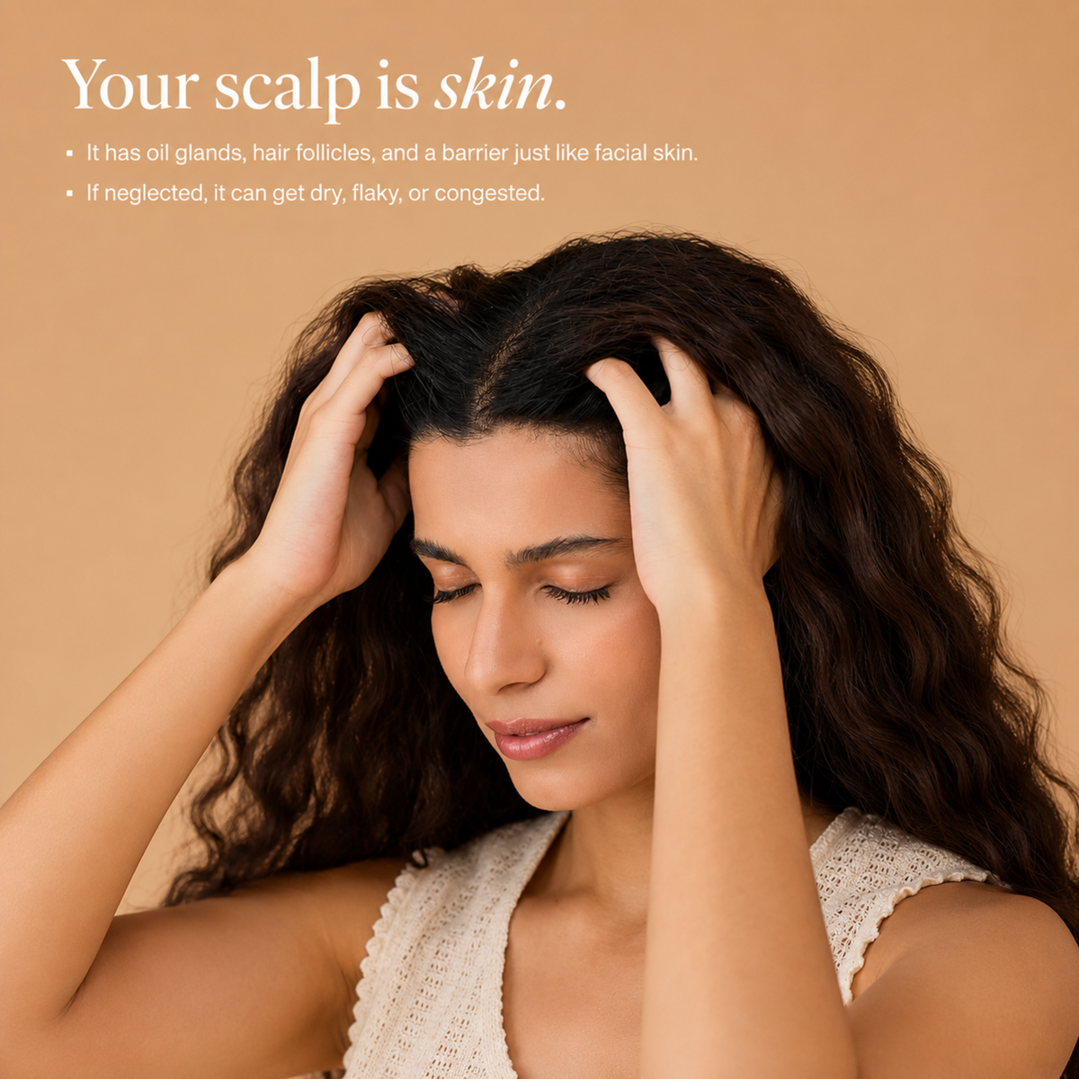 Lusha Hair Oil — Cold-Pressed Castor, Black Seed & Almond Oil
