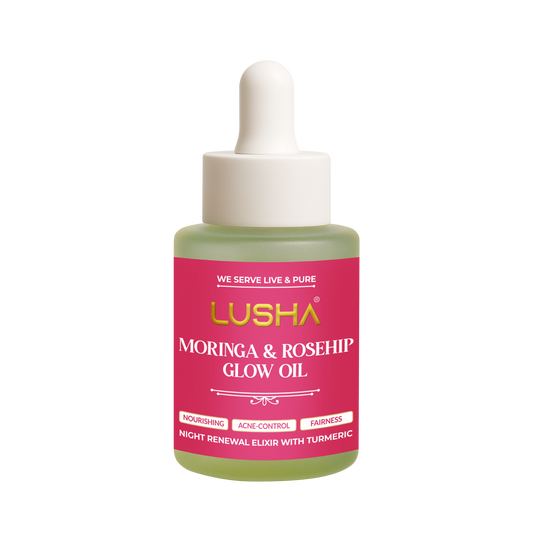Moringa + Rosehip + Turmeric Oil  – Corrective Glow Oil (targets pigmentation, fine lines & uneven skin tone)