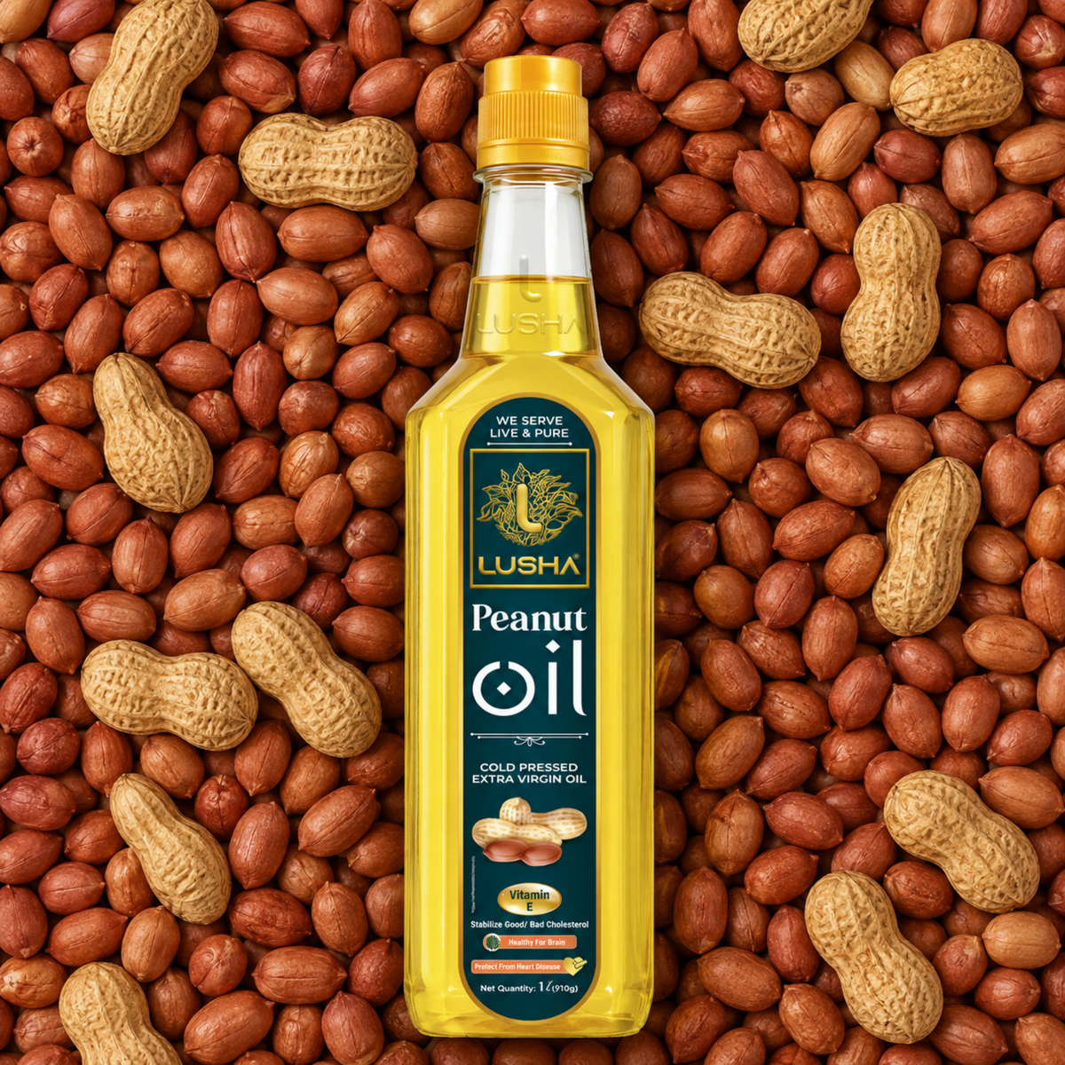 Lusha Cold-Pressed Peanut Oil – Pure, Nutritious, and Traditionally Extracted