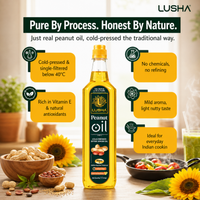 Lusha Cold-Pressed Peanut Oil – Pure, Nutritious, and Traditionally Extracted