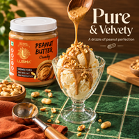 Lusha Creamy Peanut Butter: Silky Smooth. Freshly Made. Naturally Pure.