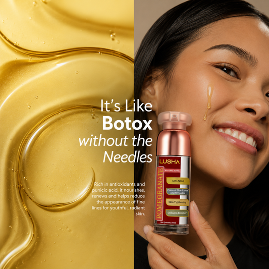 POMEGRANATE SEED OIL — Natural Botox Effect · Lift & Cell Renewal Oil (supports elasticity, firmness & youthful skin renewal)