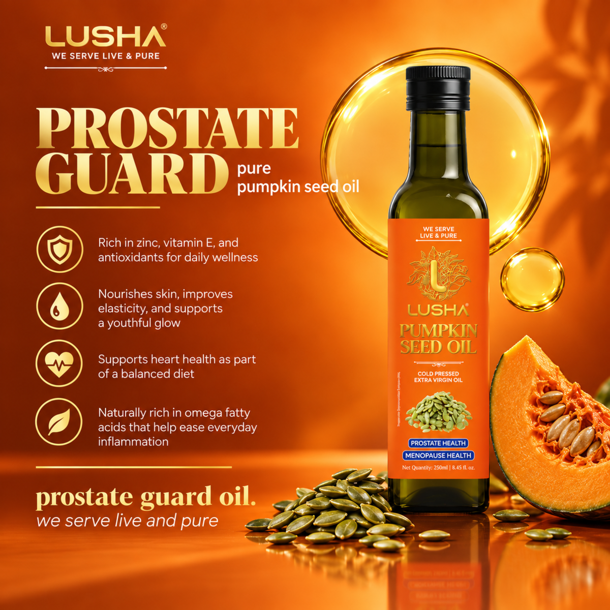 Pumpkin Seed Oil (Prostate Guard)