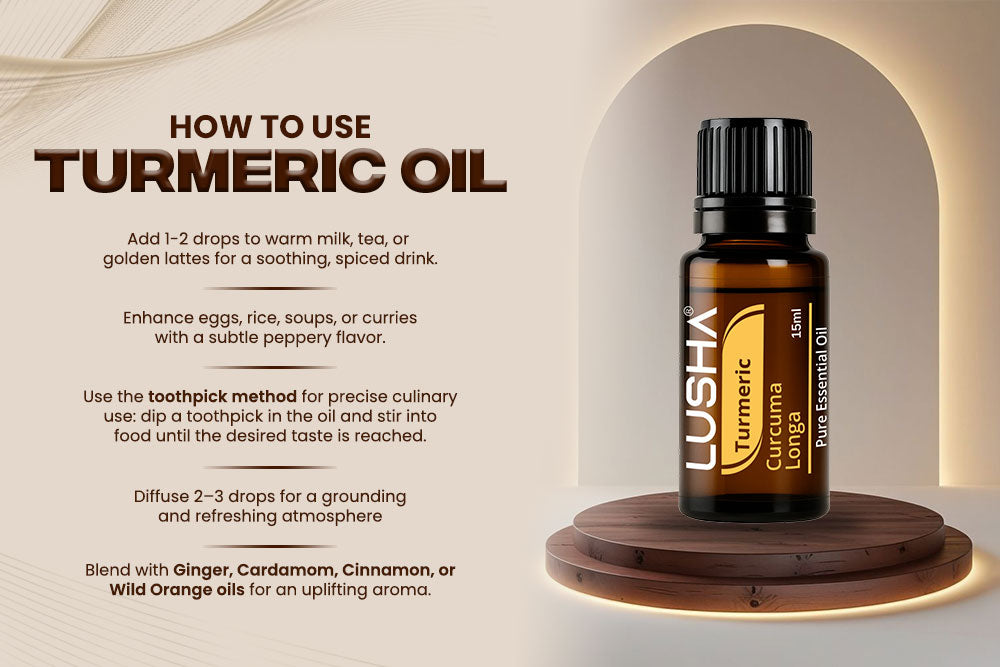 Turmeric Essential Oil uses image