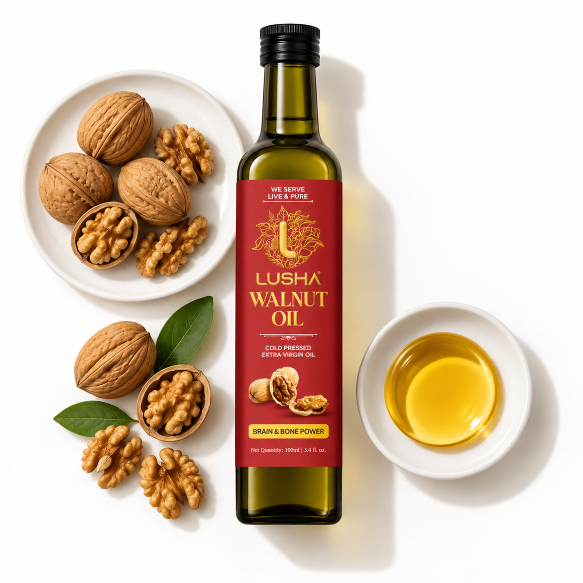 Cold Pressed Walnut Oil (Brain Bloom)
