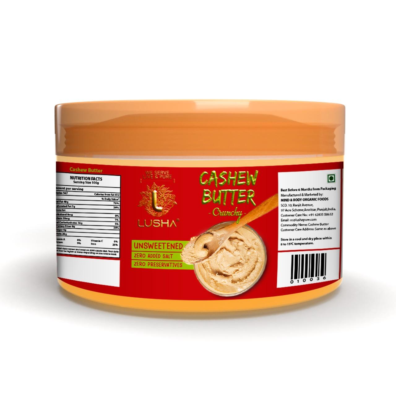 <b><strong>LUSHA Cashew: Silky Smooth | Nutrient-Rich | Naturally Sweet</b></strong>