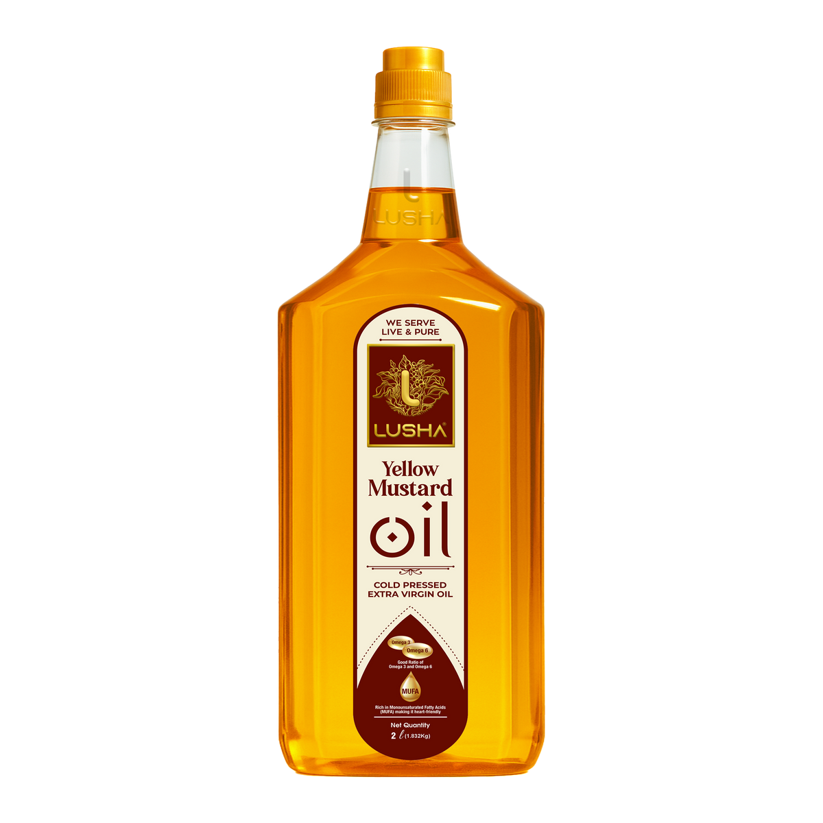 TEST Lusha Cold-Pressed Mustard Oil – Pure, Authentic, and Heart-Healthy Cooking Oil (Copy)