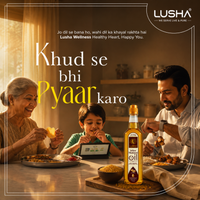 Lusha Cold-Pressed Mustard Oil – Pure, Authentic, and Heart-Healthy Cooking Oil