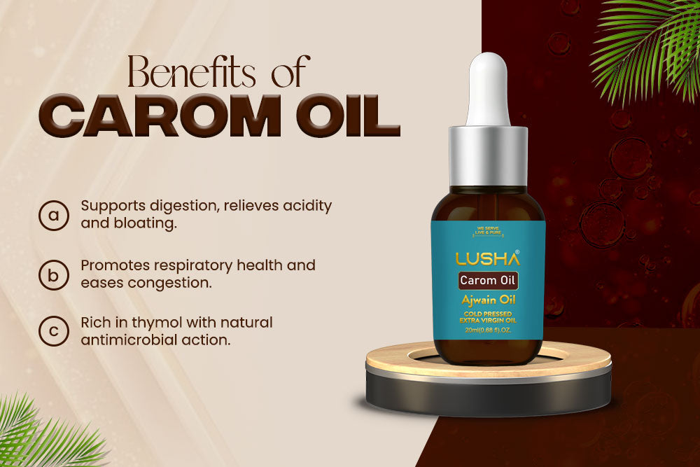 Gut Flame - Lusha Carom Seed Oil benefits image