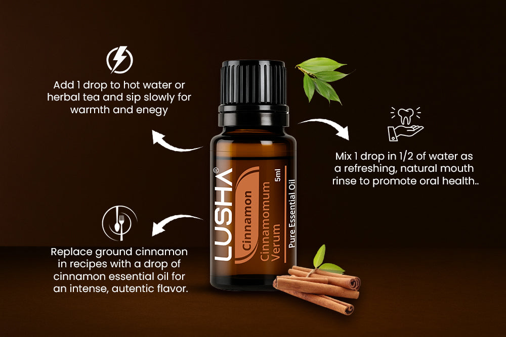 Cinnamon Essential Oil uses image