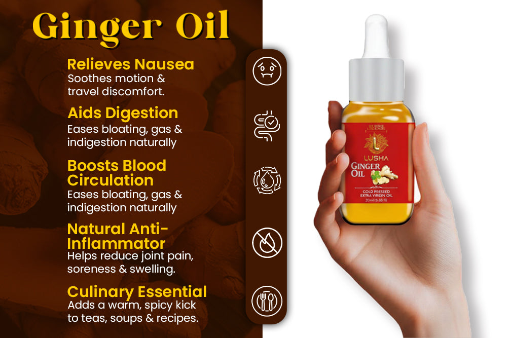 Fire Within - Lusha Ginger Oil benefits image