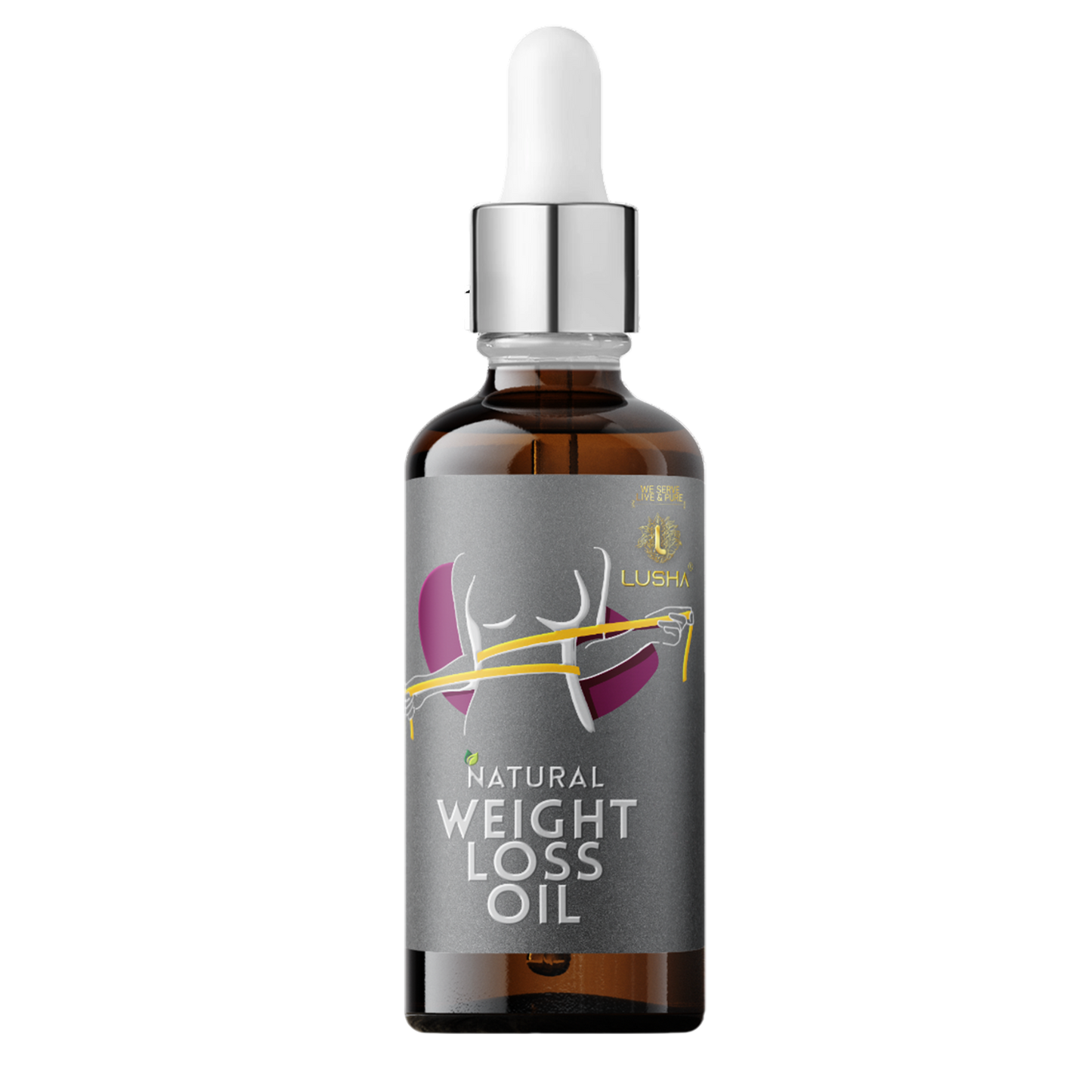 Lusha Weight Management Oil - Live Herbal Support for Natural Fat Metabolism