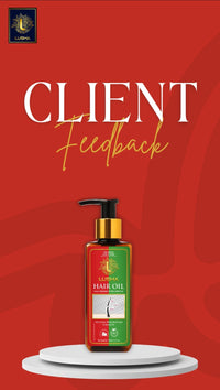 Lusha Hair Oil — Cold-Pressed Castor, Black Seed & Almond Oil