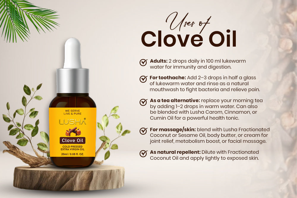 Power Shield - Lusha Clove Oil uses image