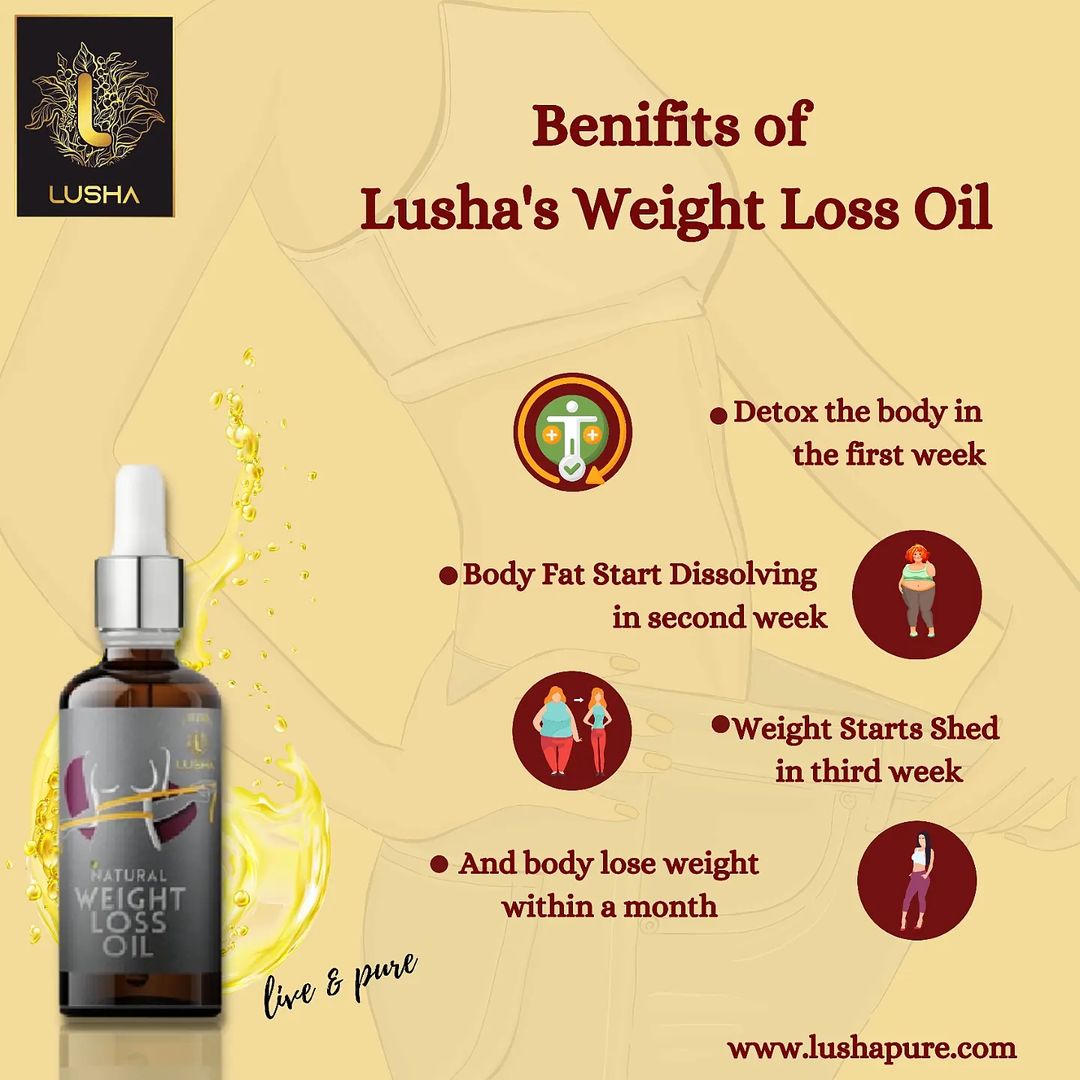 <b><strong>Lusha Weight Management Oil - Live Herbal Support for Natural Fat Metabolism</b></strong>