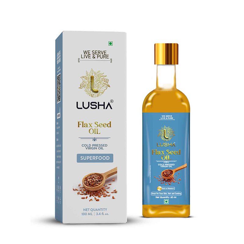 Flax Seed Oil - Lusha Pure