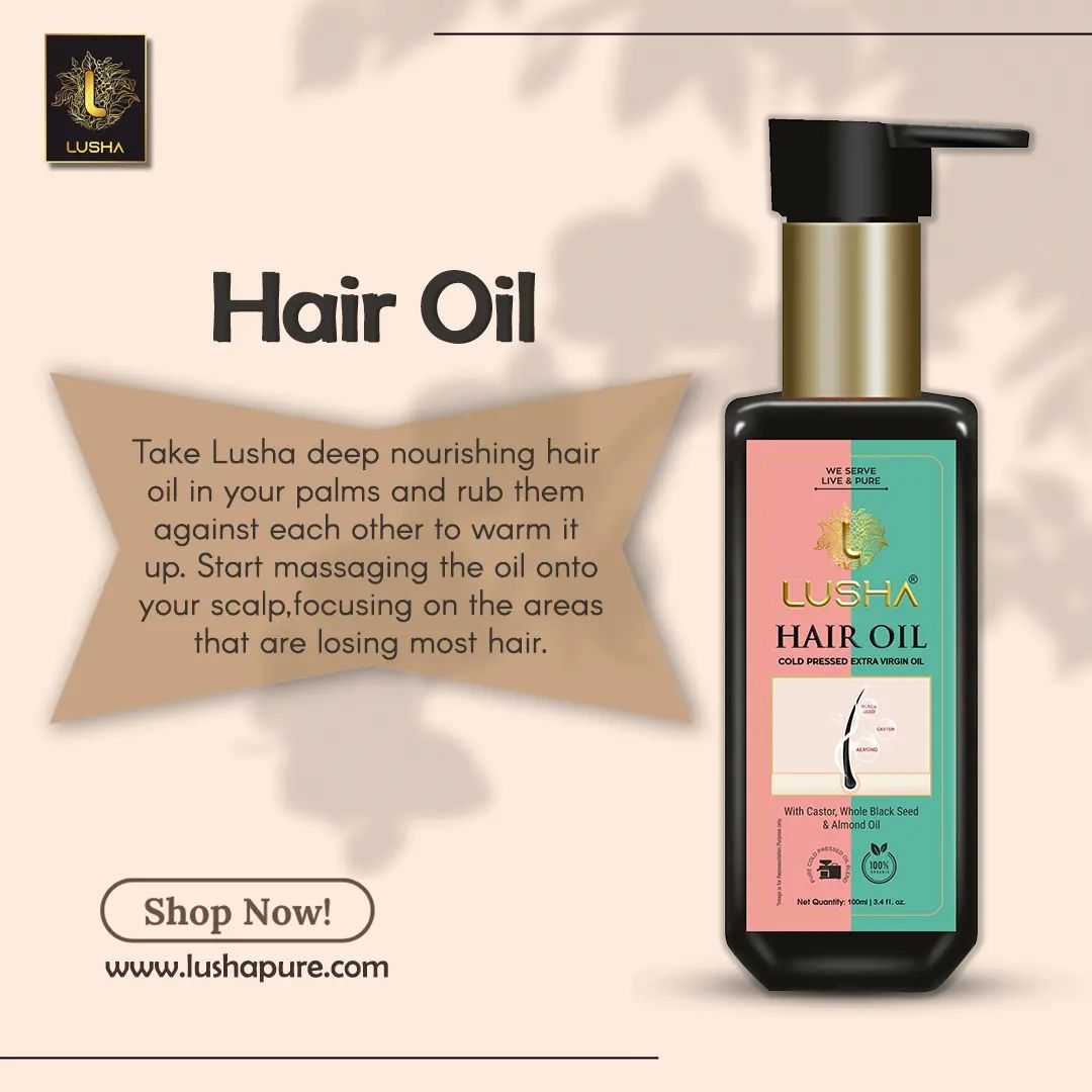 Hair Oil By Lusha - Lusha Pure